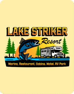 Lake Striker resort logo png